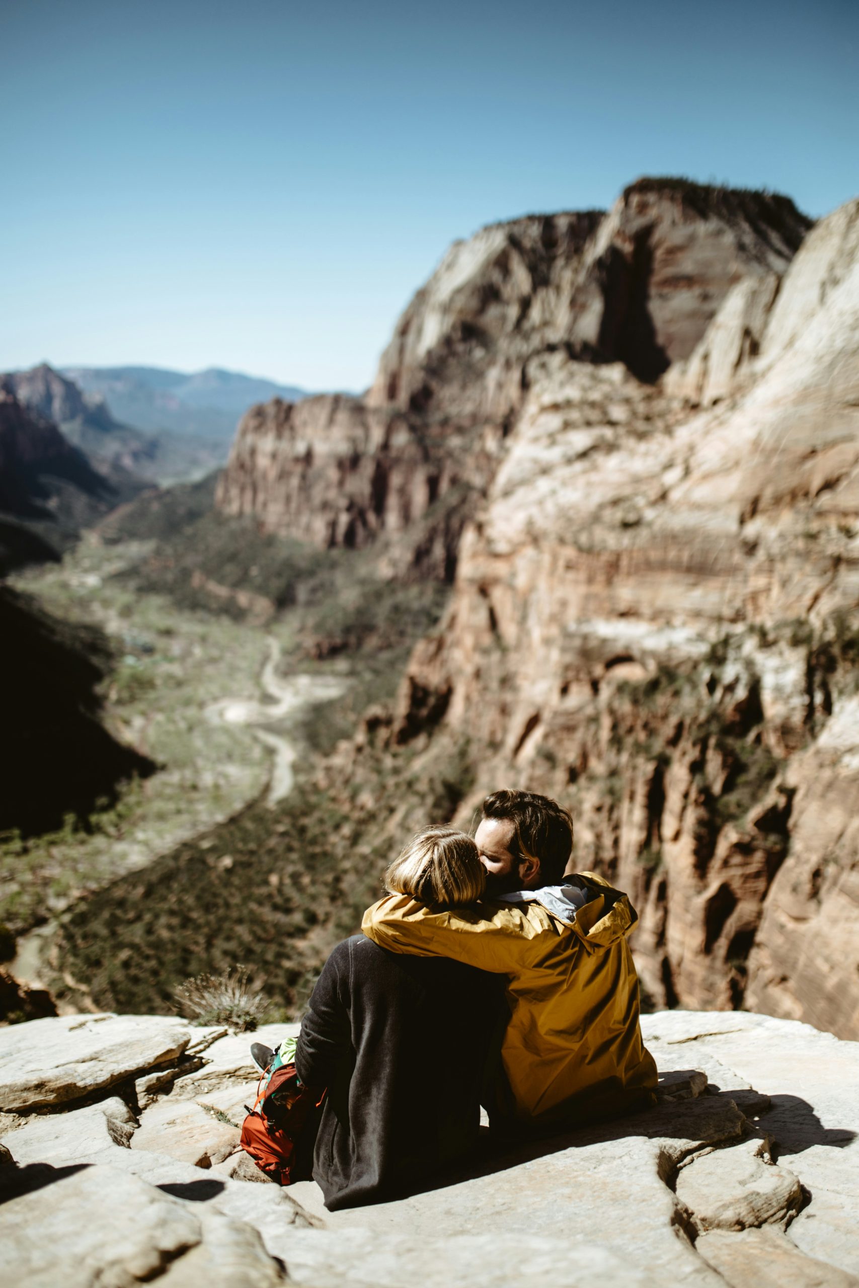 Couple at mountain Couple at mountain